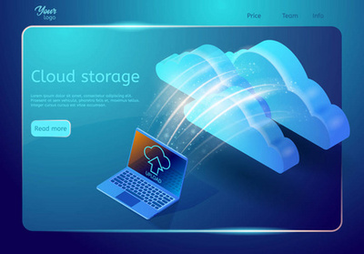 大数据处理、等距数据中心、矢量信息处理和存储的概念。具有抽象几何元素的创造性插图