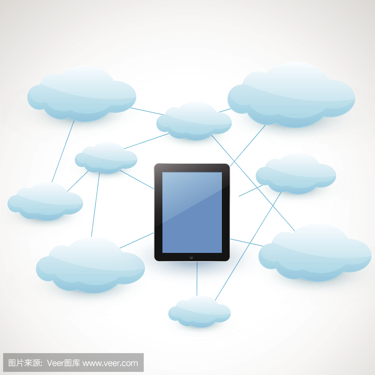平板电脑和云